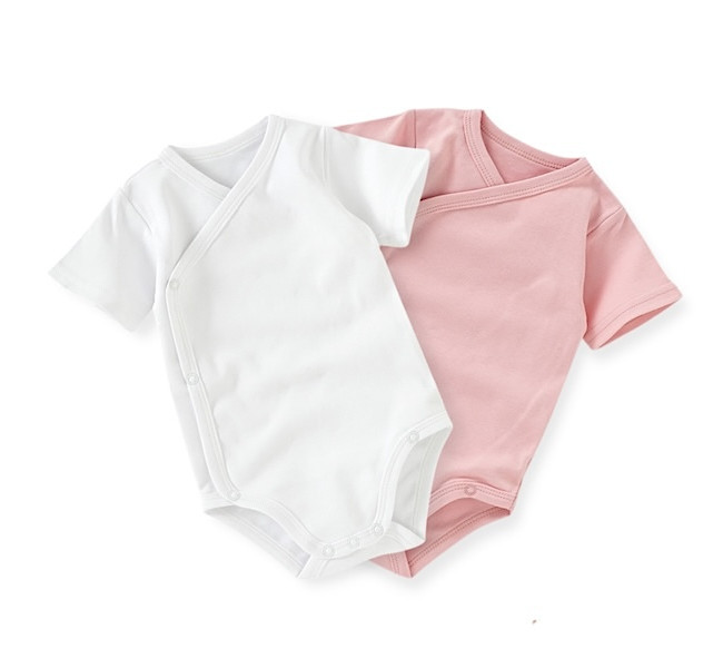Organic Cotton Baby Kimono Onesie 